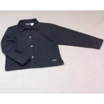 Wms Button French Jacket Black